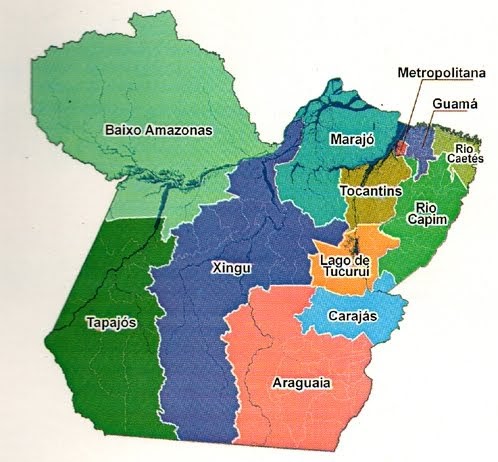 Regiões de Integração do Pará.